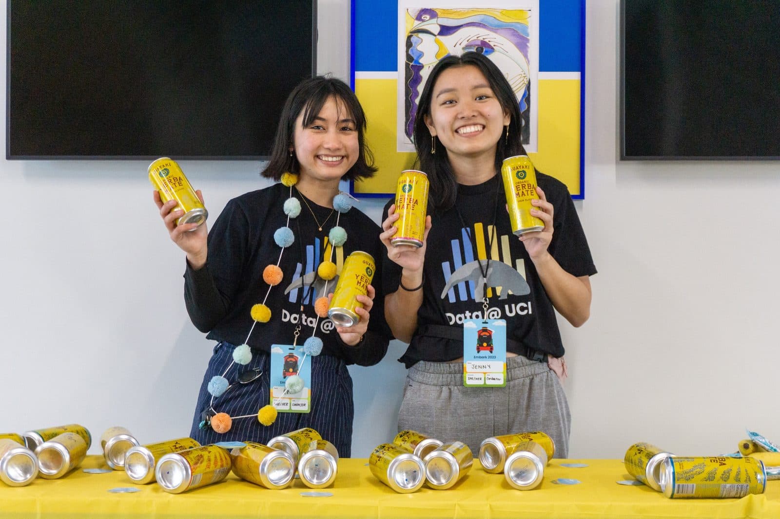 Free drinks at the event